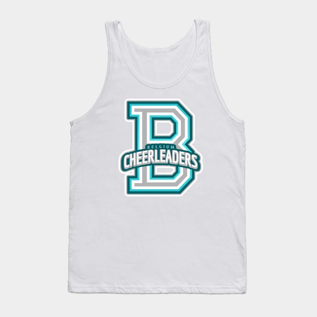 Belgium Cheerleader Tank Top by Tip Top Tee's